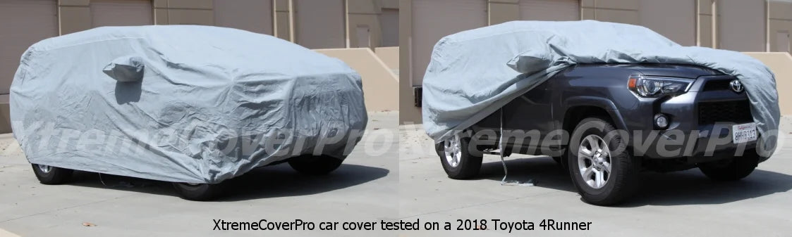 Car protector fits 2019 2020 Cadillac XT4 XCP XtremeCoverPro Waterproof Silver Series Grey