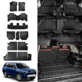 Fit 2013-2023  4Runner 7 Seats Floor Mats Trunk Mat Cargo Mat Cargo Liner Accessories