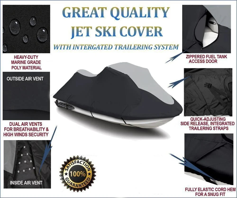SUPER HEAVY-DUTY PWC 600D JET SKI shield matching for Polaris Genesis i 2001 2002 2003 2004