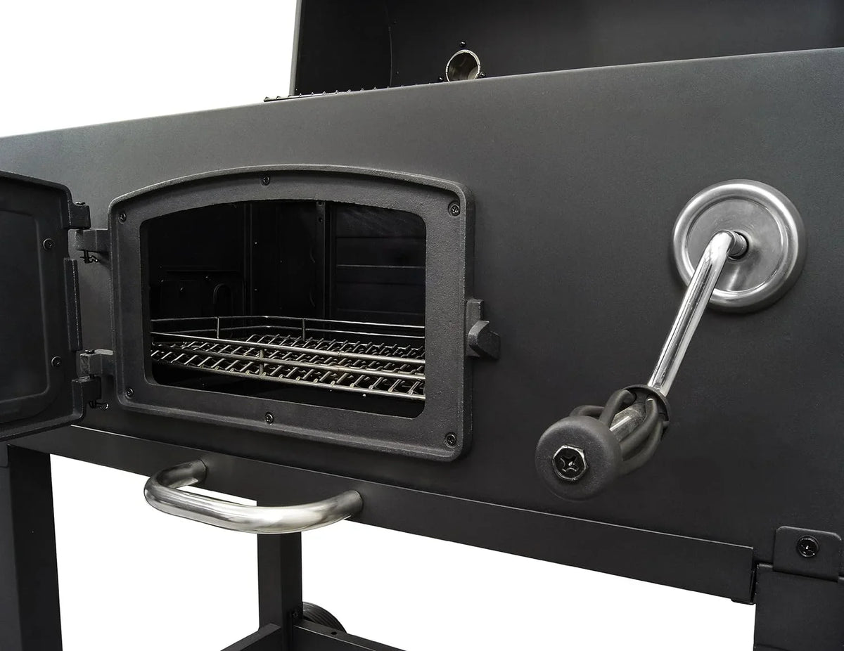 X-Large Heavy-Duty Charcoal Grill, Black
