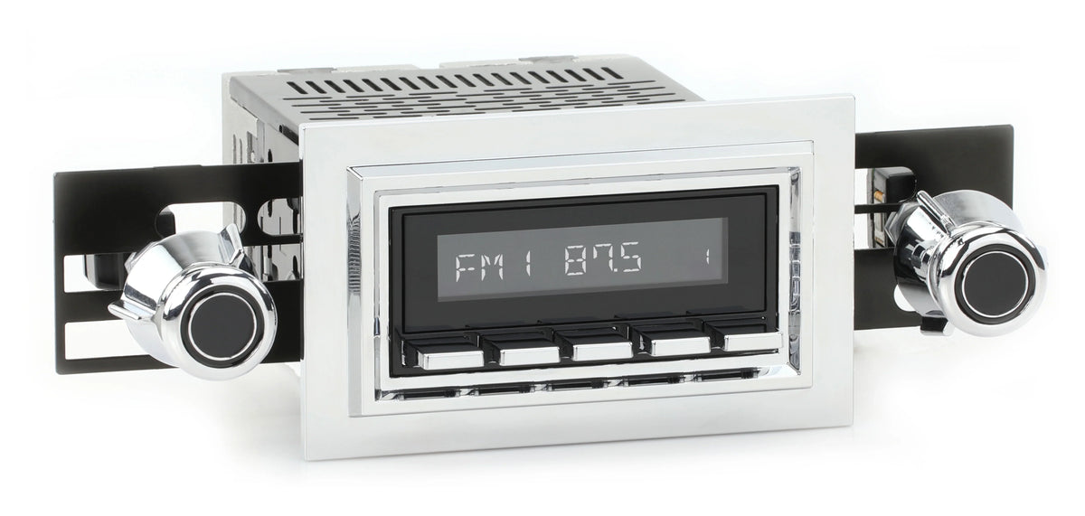 RetroRadio matching with 1977-85 Mercury Capri Features Include Bluetooth, AUX, AM/FM LABC-M1-121-55P-75PMC3