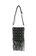 Culture Riot Bahati Stitched Swingpack Crossbody Bag, Black