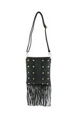 Culture Riot Bahati Stitched Swingpack Crossbody Bag, Black