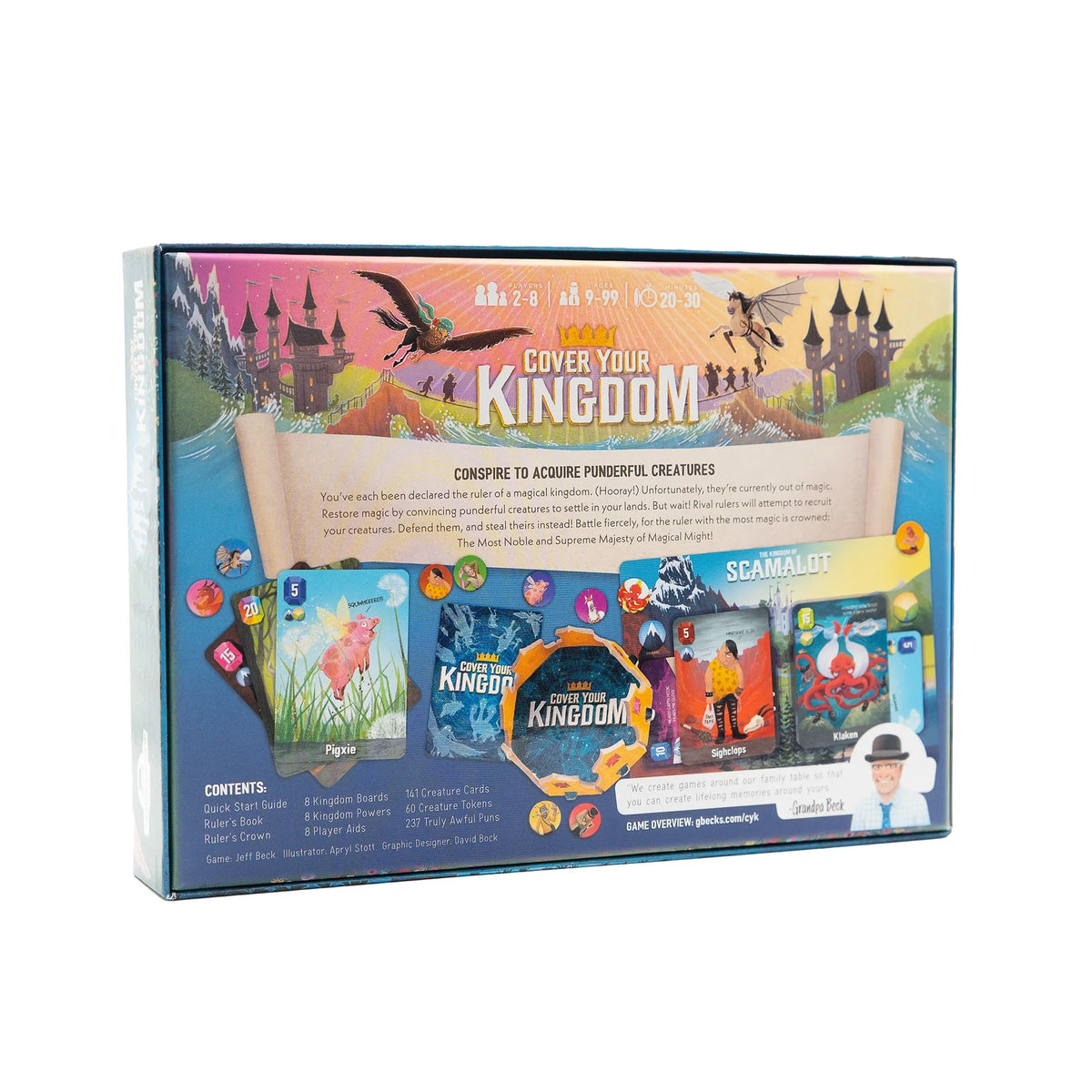 shield Your Kingdom Board Game, by Grandpa Beck's Games