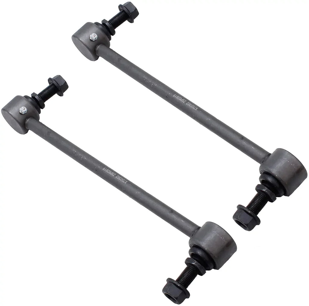 Detroit Axle - Front Struts Sway Bars kit for V6 2009-2018 Dodge Journey Complete 2 Struts w/Coil Spring 2 Front Sway Bar Links 2010 2011 2012 2013 2014 2015 2016 2017 Replacement Struts Assembly