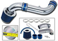 Rtunes Racing Short Ram Air Intake Kit + Filter Combo BLUE appropriate For 00-02 Dodge Durango/Dakota 3.7L 4.7L