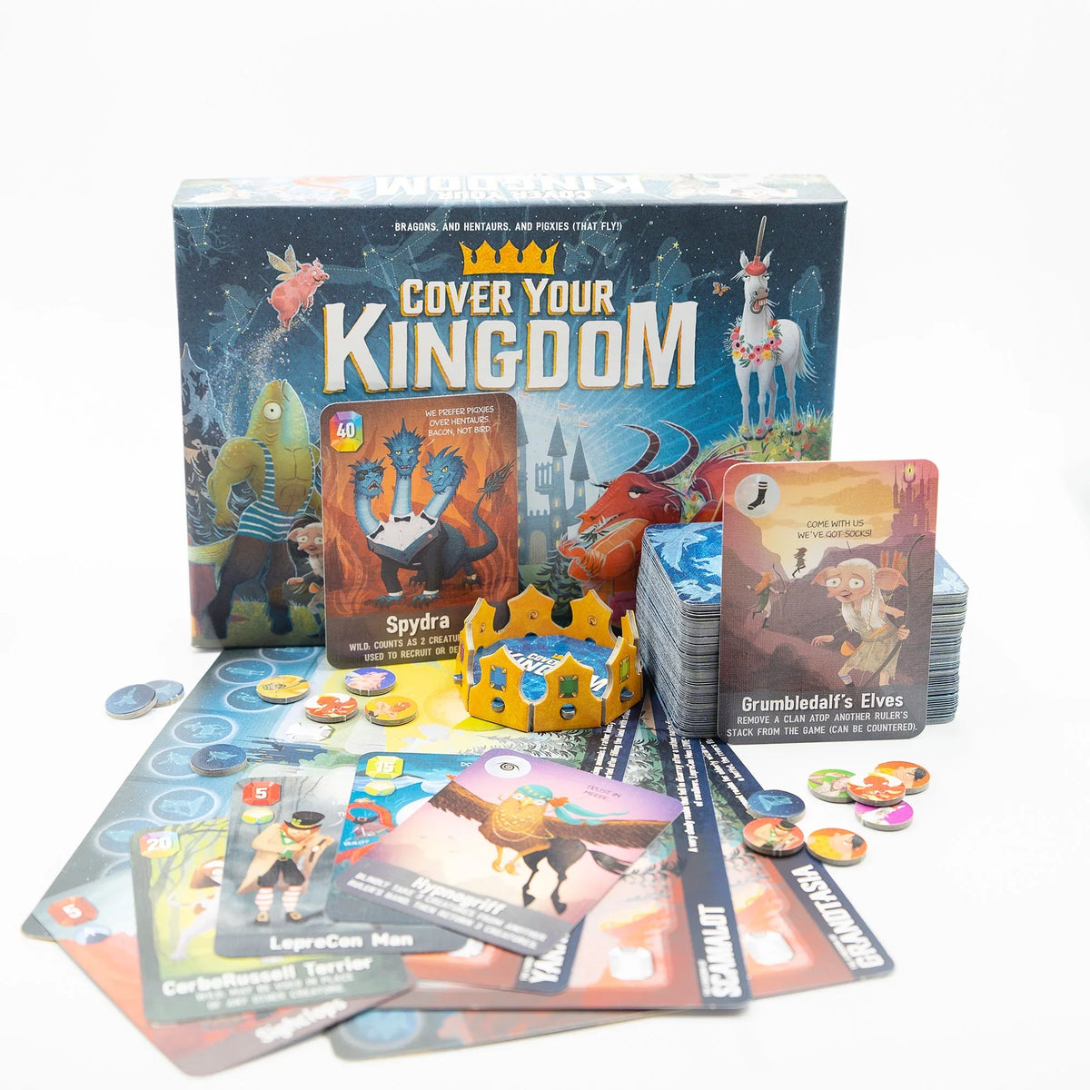 shield Your Kingdom Board Game, by Grandpa Beck's Games