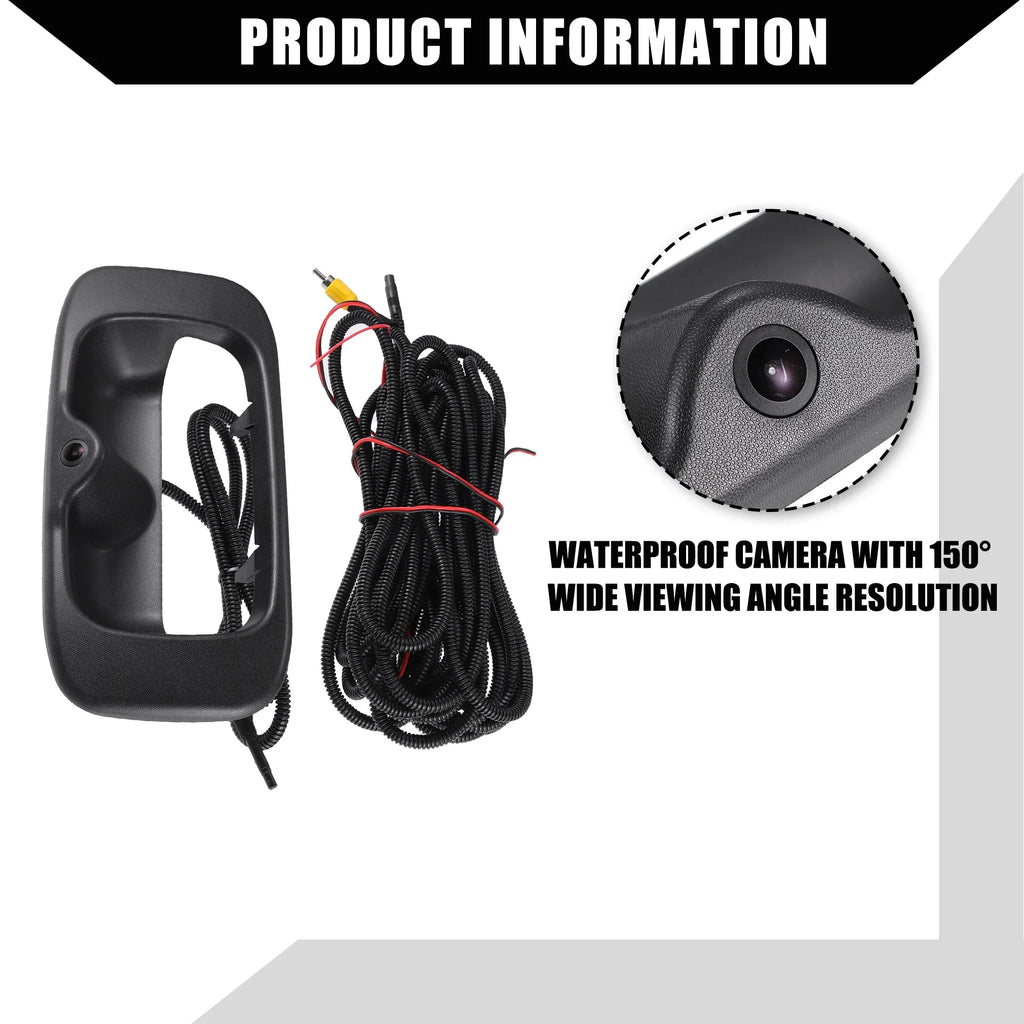 Unique Bargains Rear View Backup Camera Tailgate Handle for Chevy Silverado for GMC Sierra Years 1999-2006 1 Set